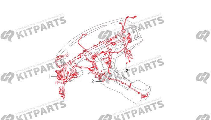 Провода - панель приборов Haval H2