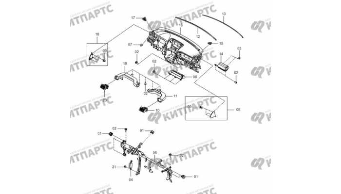 Приборная панель FAW Besturn X80