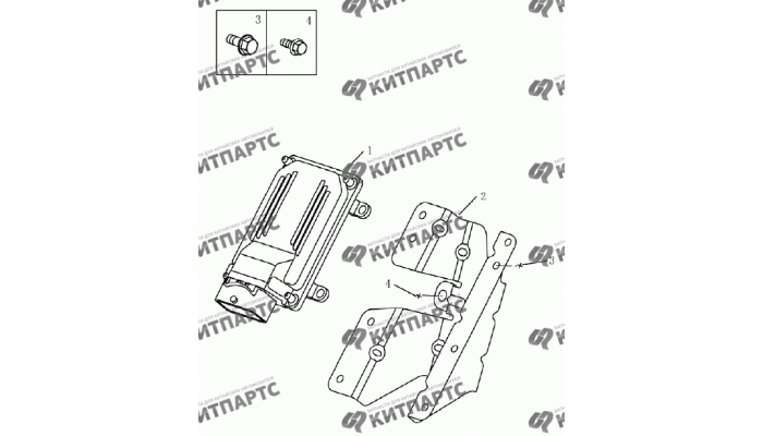 Блок управления двигателем (UAES) Geely Emgrand (EC7)